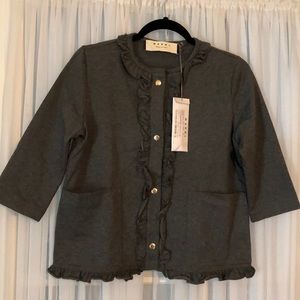 Women’s MARNI Cotton Jersey Cardigan-40 Ita/XS US